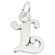 Rembrandt Charms Sterling Silver L Charm.