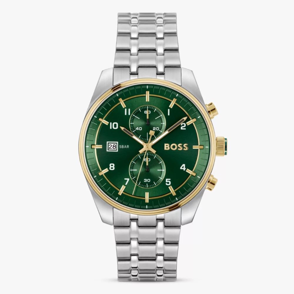 Hugo Boss Skytraveller 44mm Chronograph Quartz Watch. 1514195