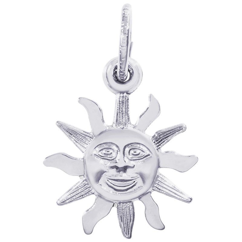 Rembrandt Sterling Silver Sunburst Charm.