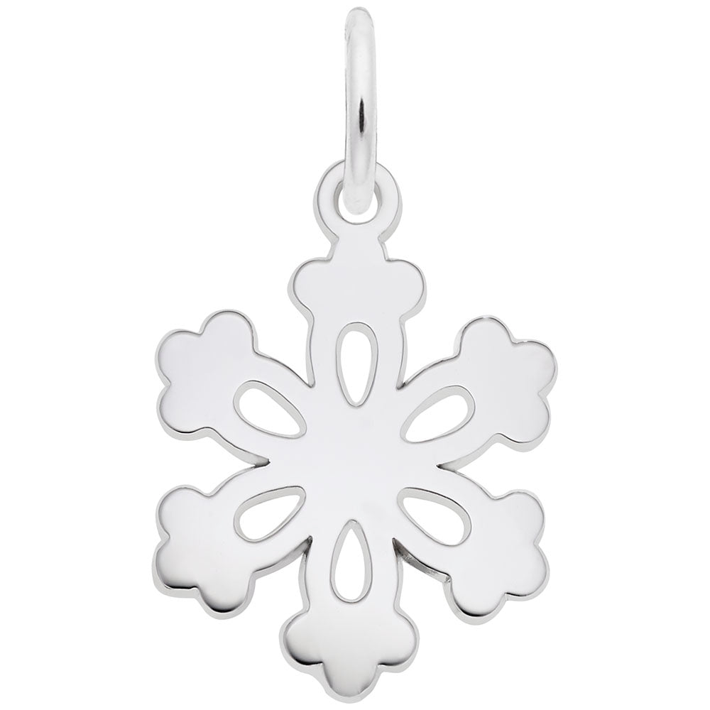 Rembrandt Sterling Silver Snowflake Charm.