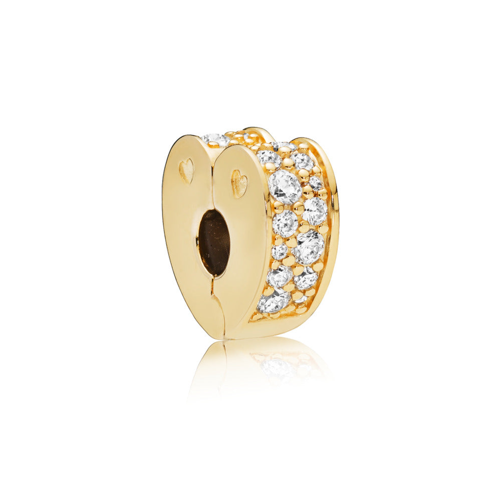 Sparkling Arcs of Love, Clear CZ