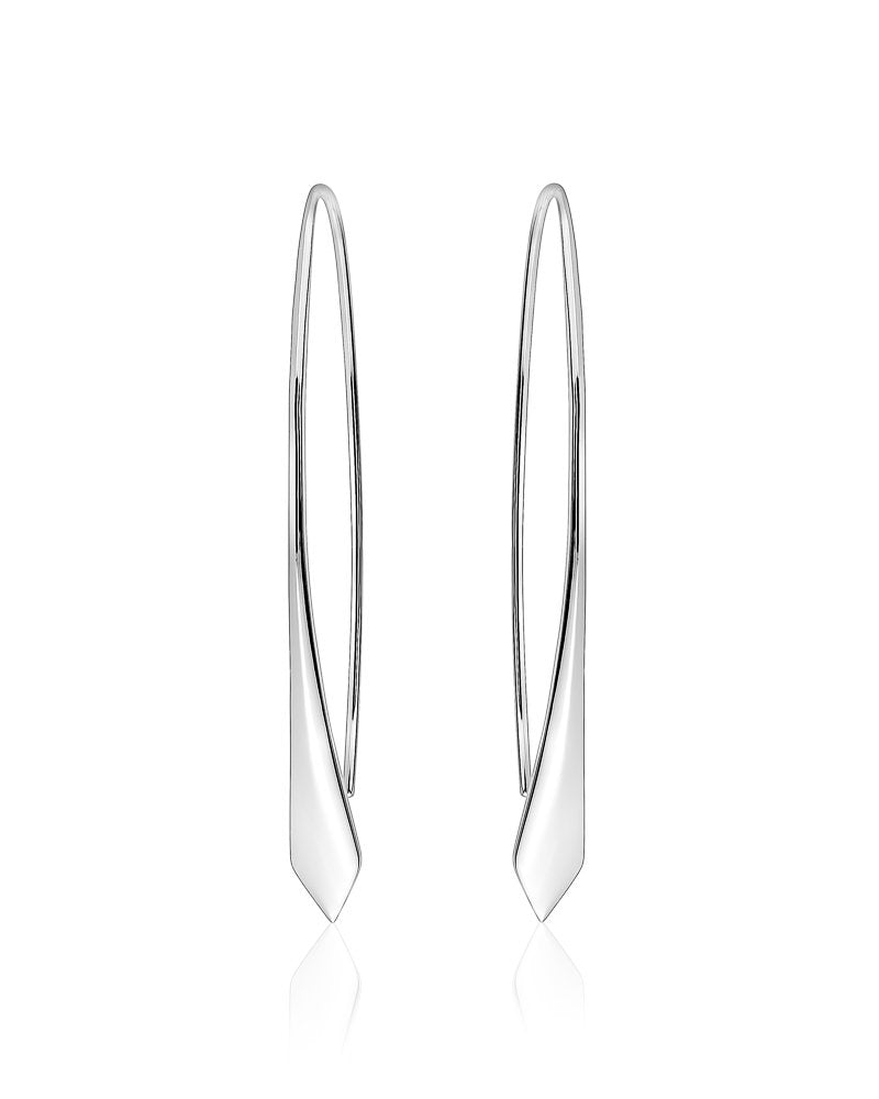 Larus Sterling Silver Delphinus Earrings.