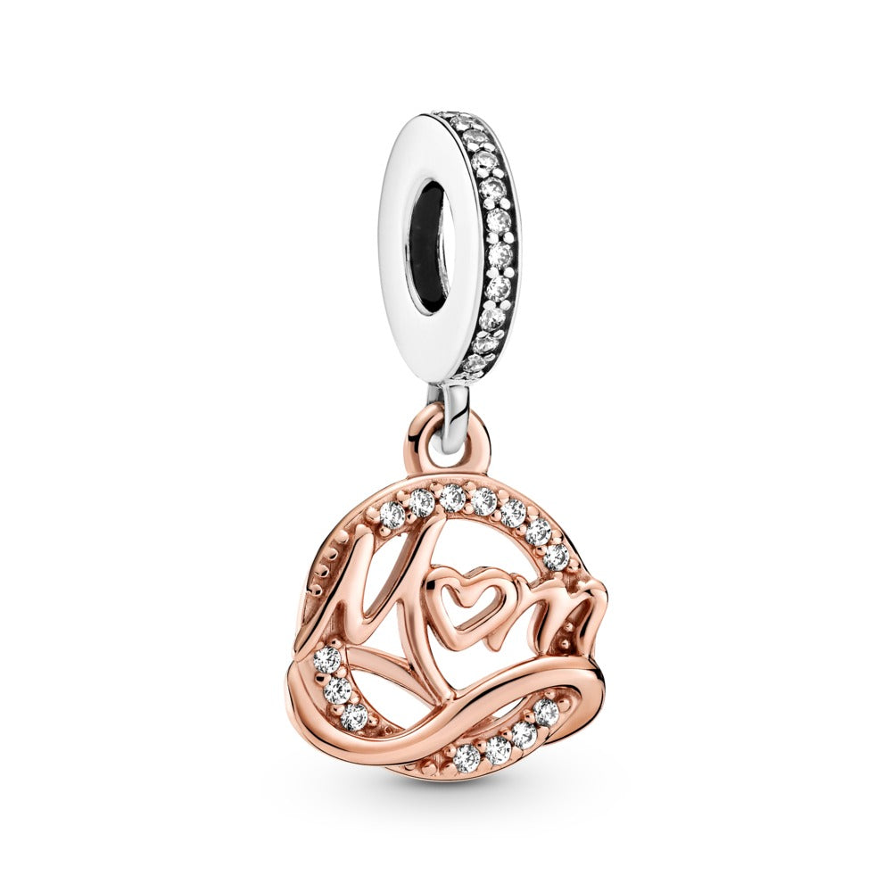 Two-tone Mom Dangle Charm