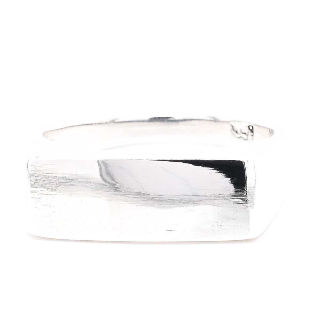 Sterling Silver Signet Ring.