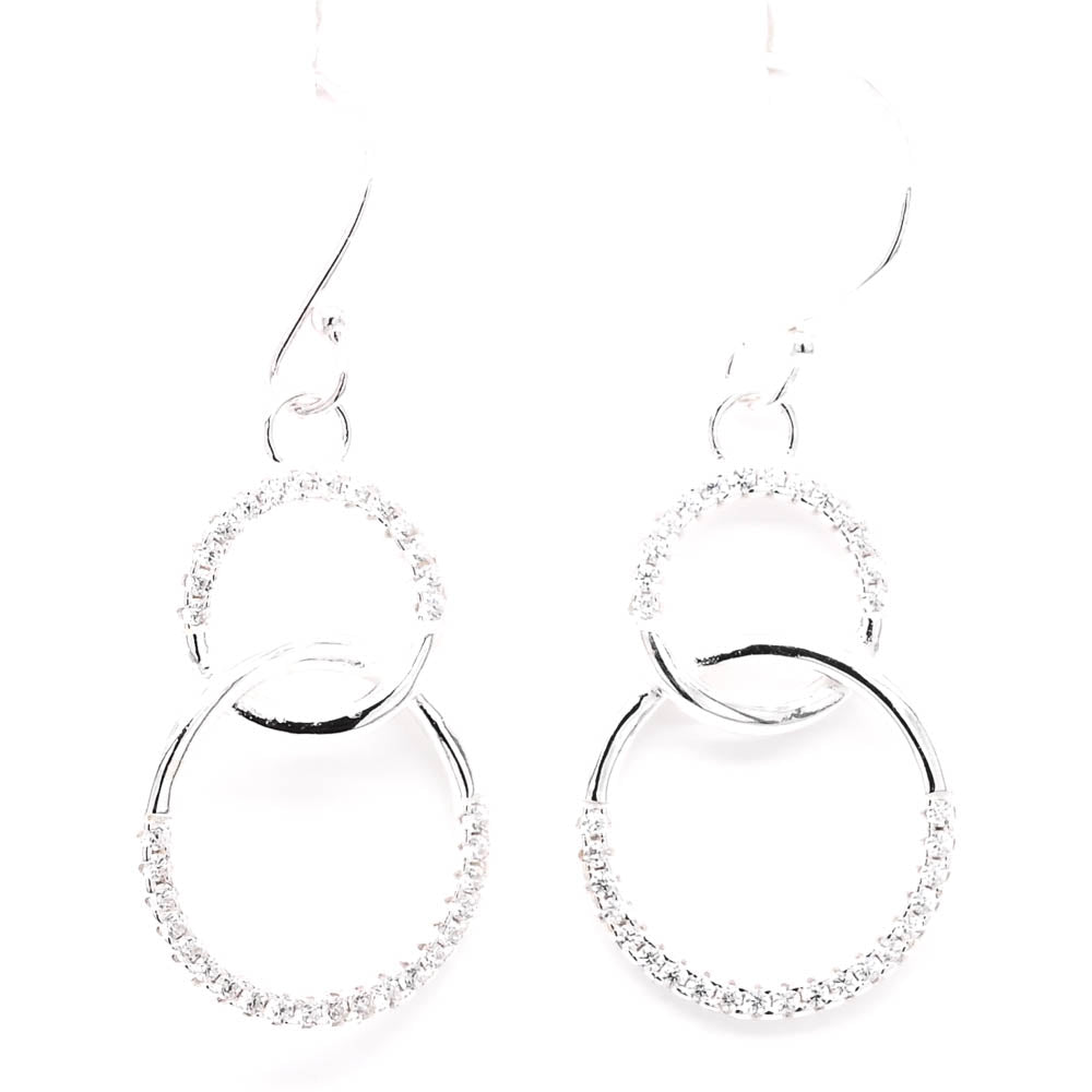 Sterling Silver Drop Earrings.