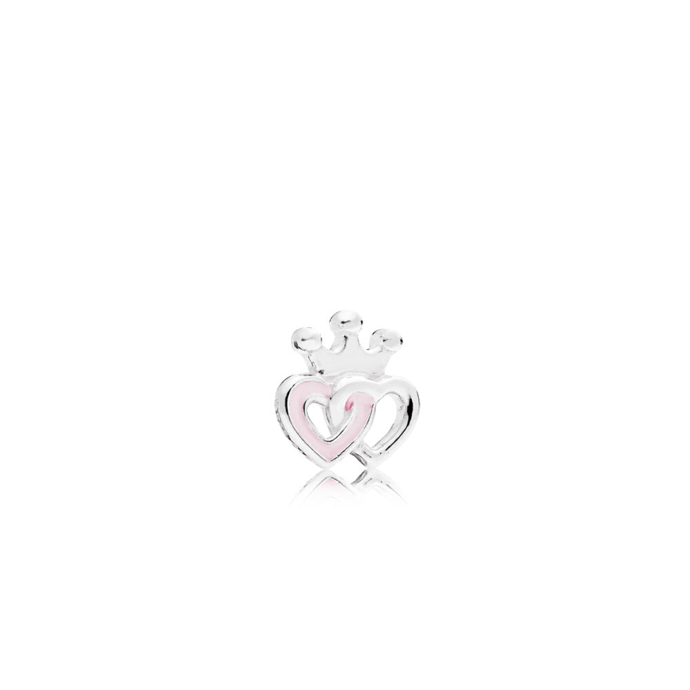 Interlocked crowned hearts pandora sale