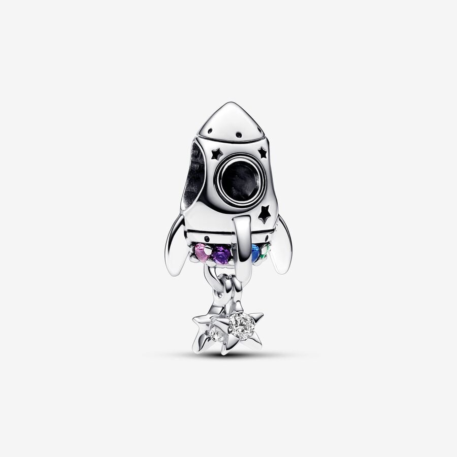 Pandora Space Love Rocket Charm
