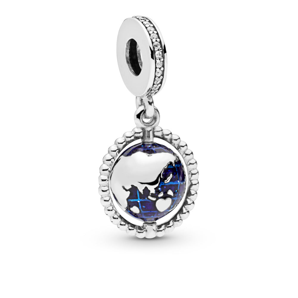 Spinning Globe Dangle Charm