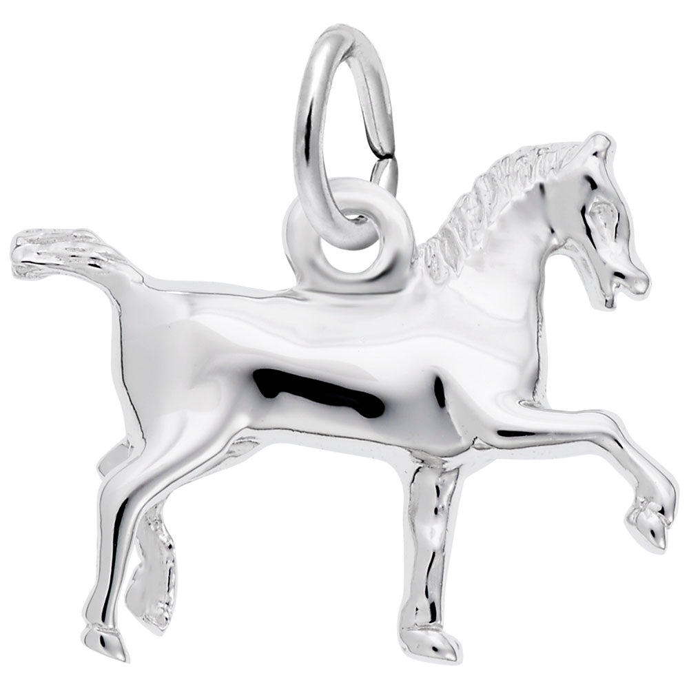 Rembrandt Sterling Silver Horse Charm.