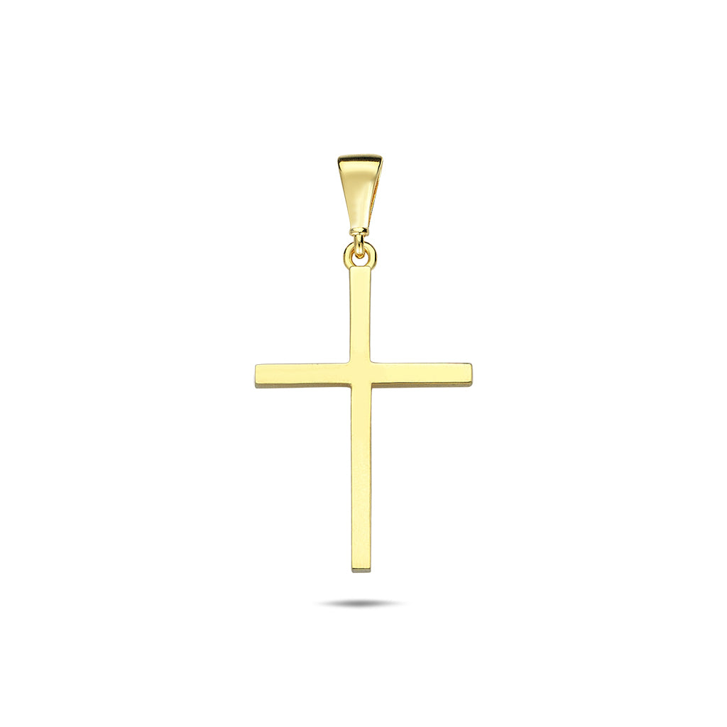 Bella "Faith" 10KT Yellow Gold Cross Pendant.