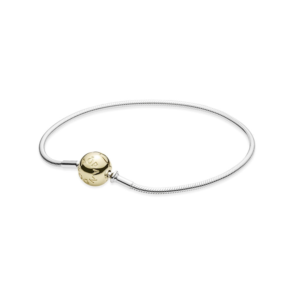 ESSENCE COLLECTION silver bracelet with 14k clasp