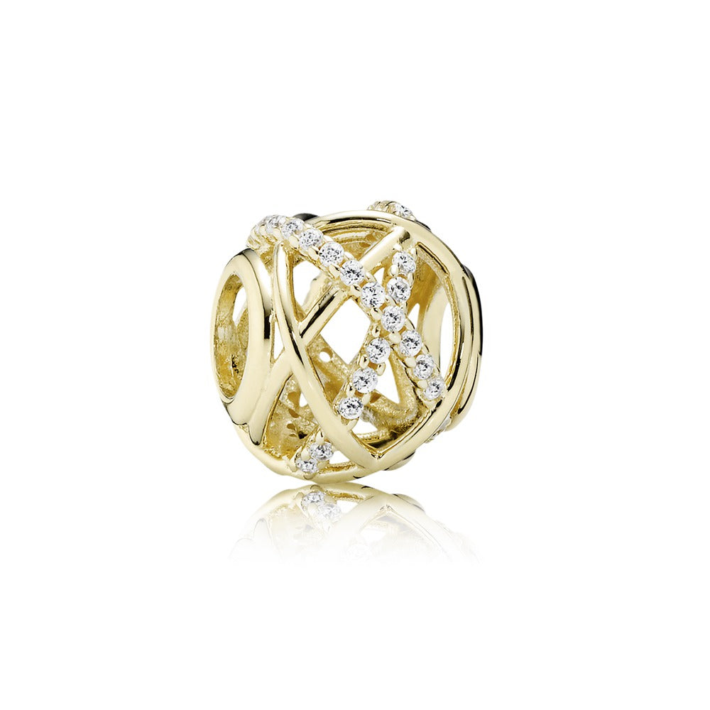 Sparkling & Polished Lines Charm