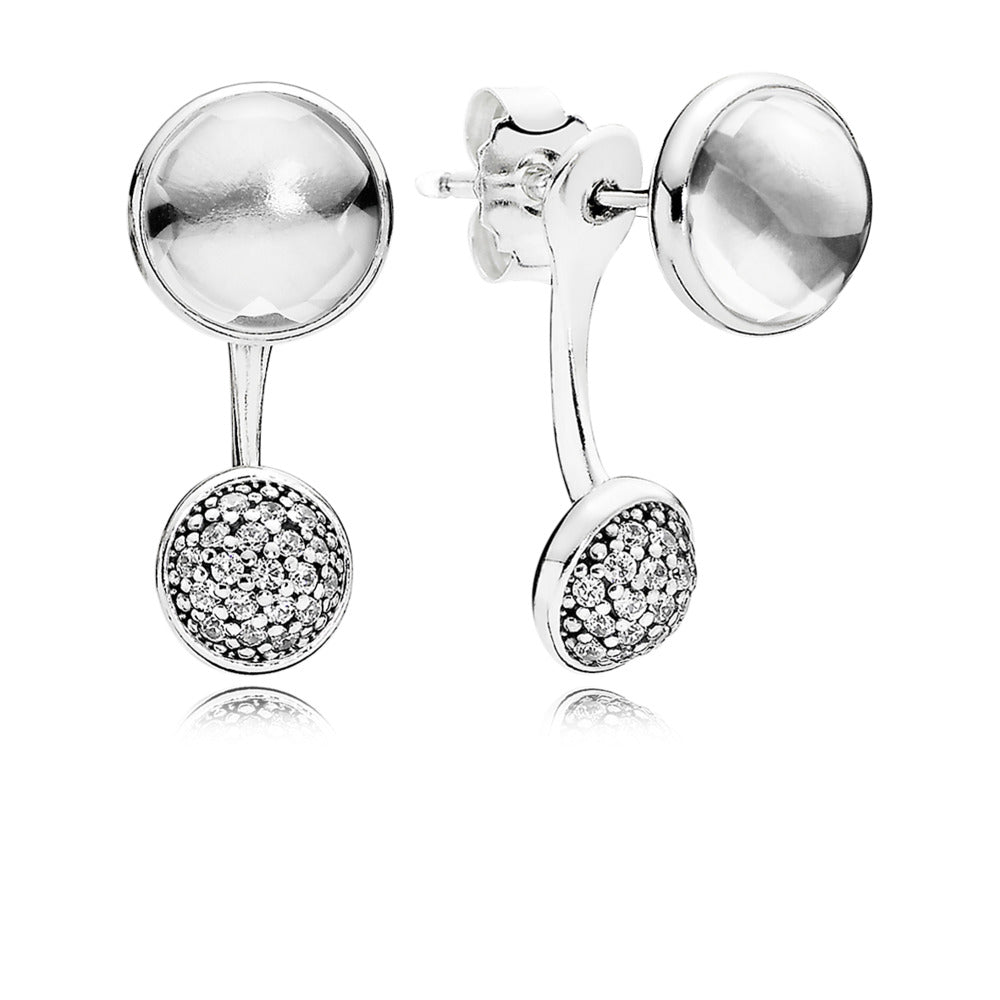 Dazzling Poetic Droplets, Clear CZ