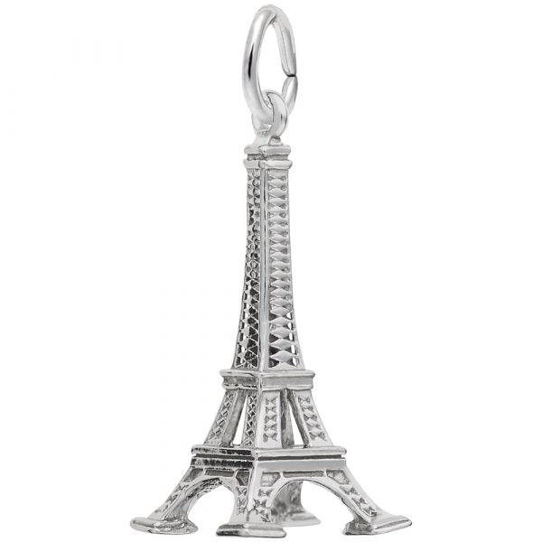 Rembrandt Sterling Silver Eiffel Tower X-Large Charm.