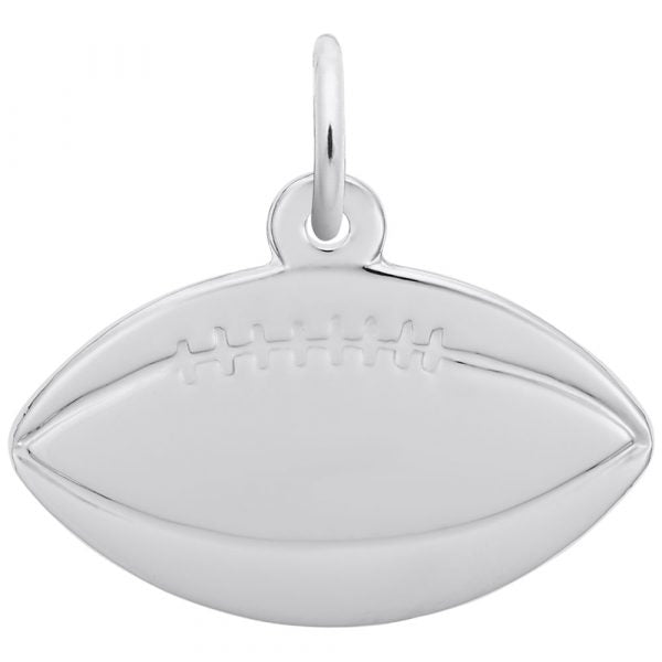 Rembrandt Sterling Silver Football Charm.