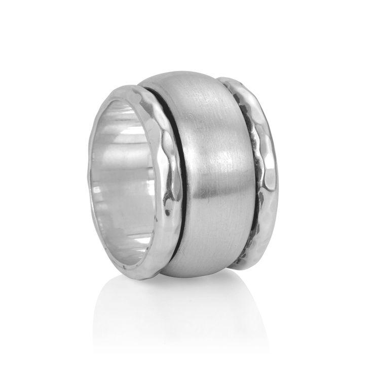 Honor, Meditation Ring, Sterling Silver, Size 9