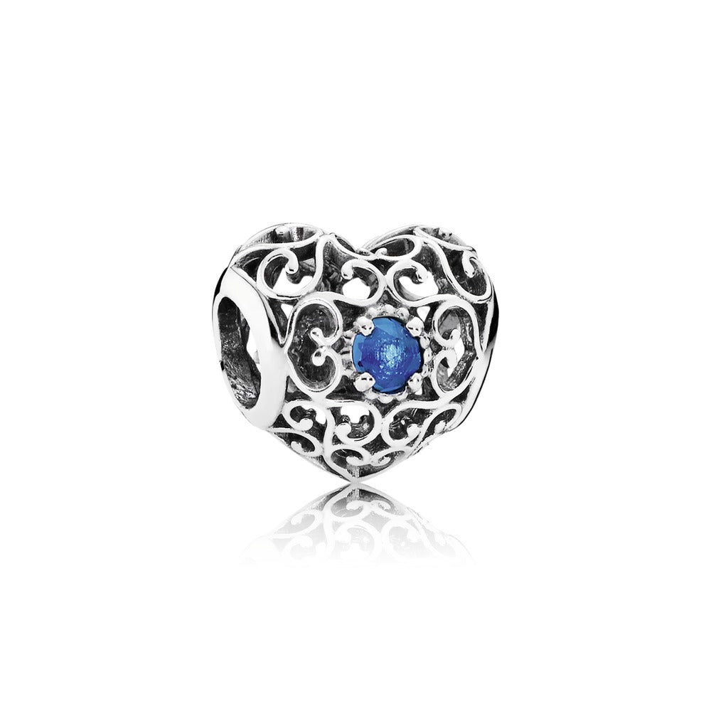 December signature heart birthstone best sale charm
