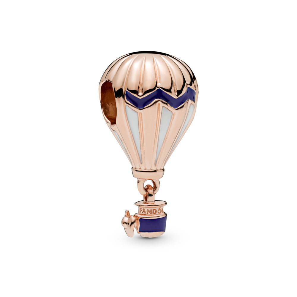 Pandora Blue Hot Air Balloon, Mixed Enamel