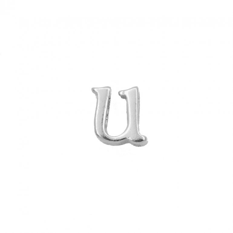 Sterling Silver Alphabet Pendants (C).