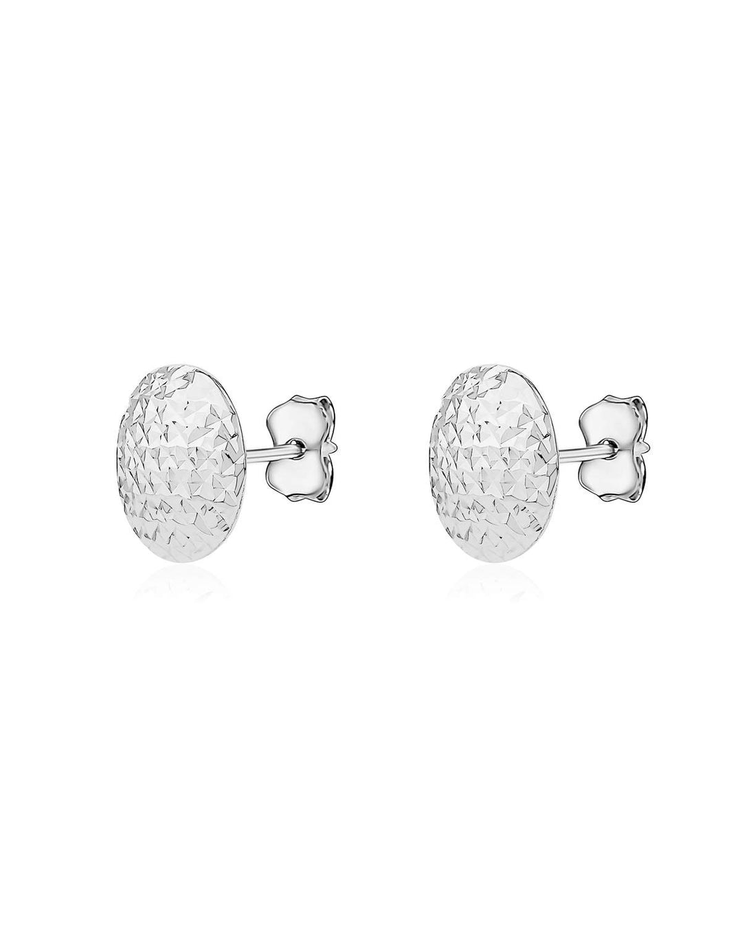 Larus Sterling Silver 9mm Stud Earrings.