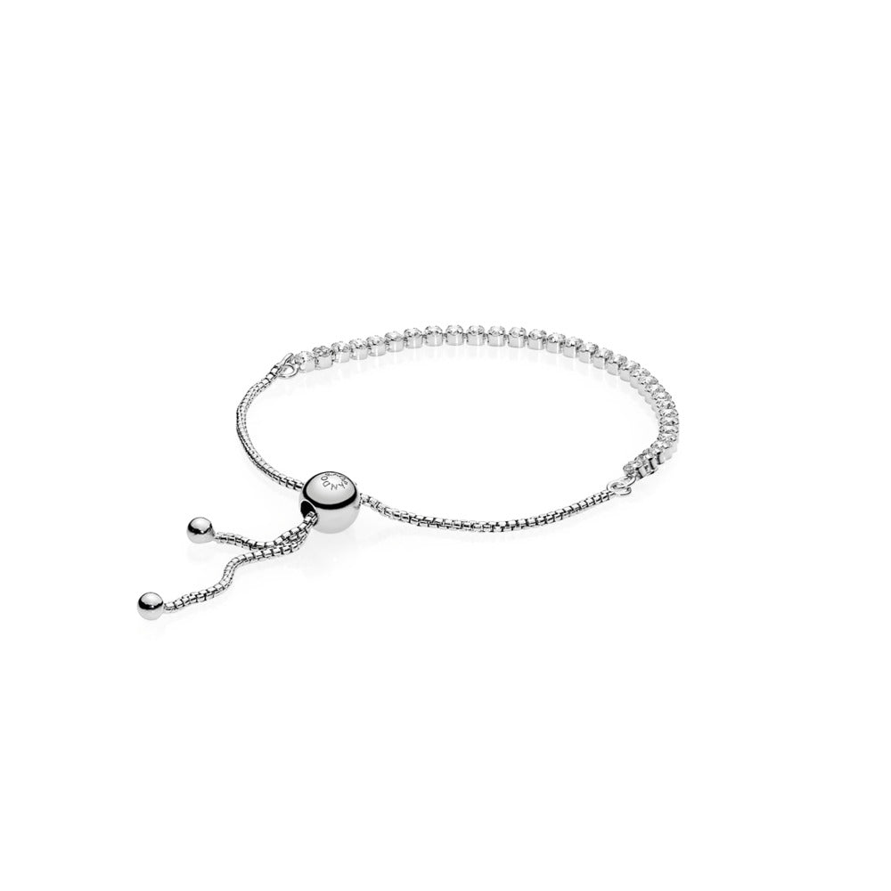 Sparkling slider tennis bracelet deals