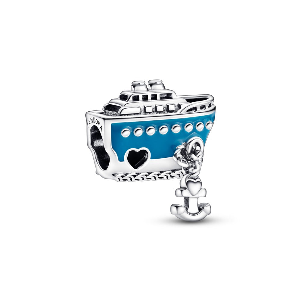 Anchored Cruise Ship Charm