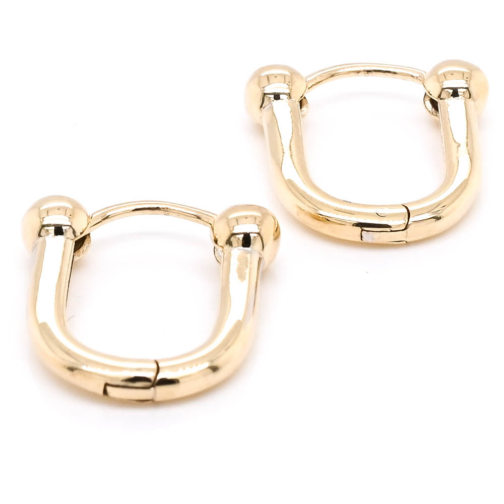 10KT Yellow Gold Huggie Earrings.