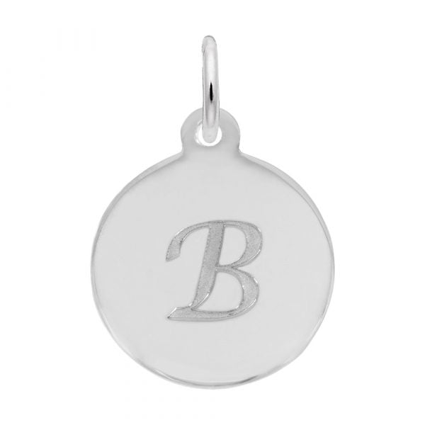 Rembrandt Sterling Silver Script Letter "B" Initial