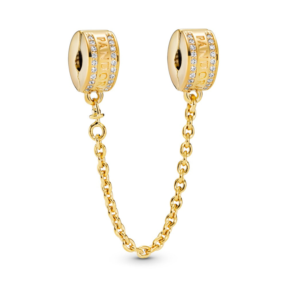Pandora Logo Safety Chain Charm