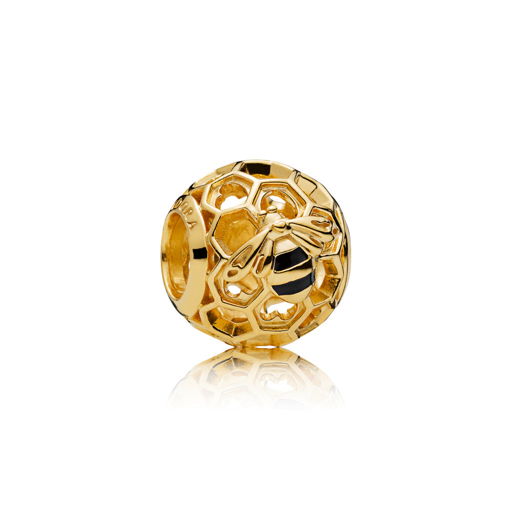 PANDORA Honeybee, Black Enamel