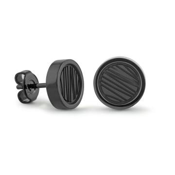 Italgem Steel 9mm Stud Earrings.