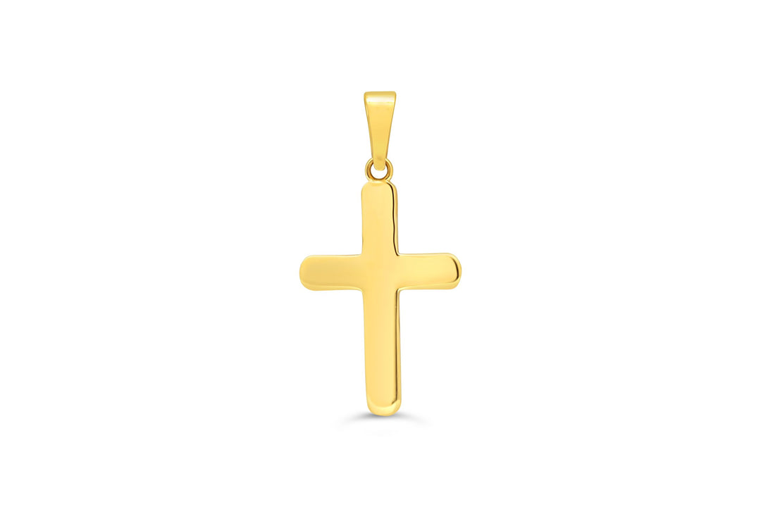 Bella "Faith" 10KT Yellow Gold Cross Pendant.