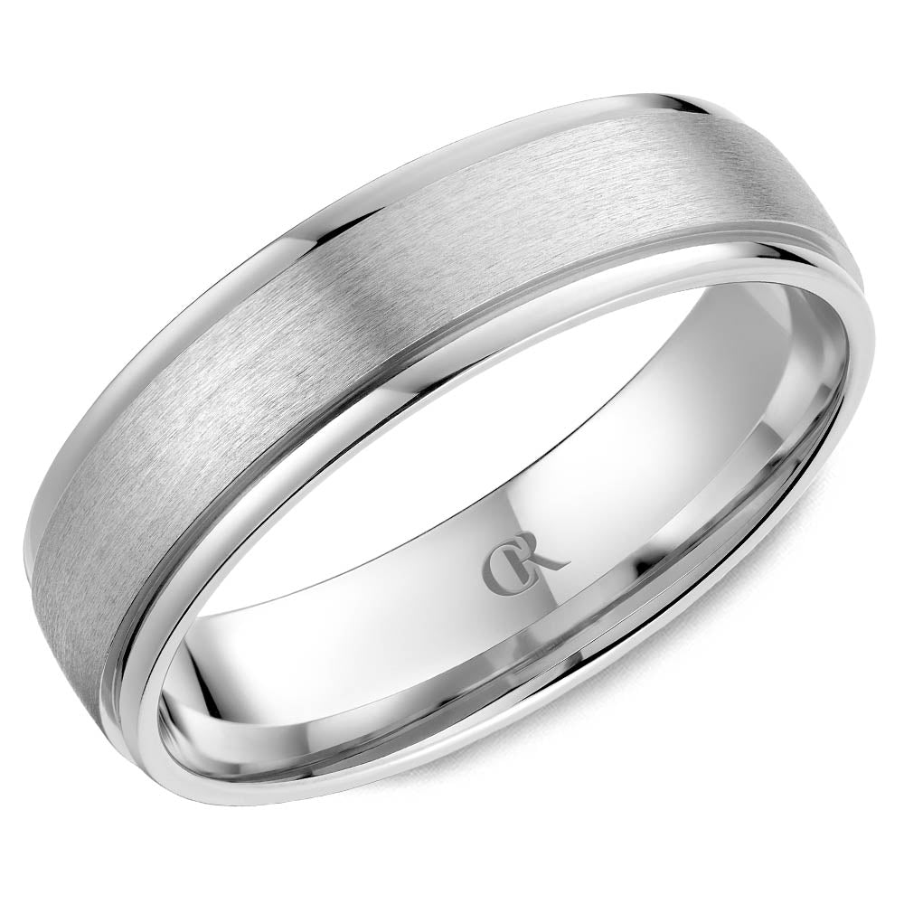 CR Collection 10KT White & Yellow Gold Wedding Band.