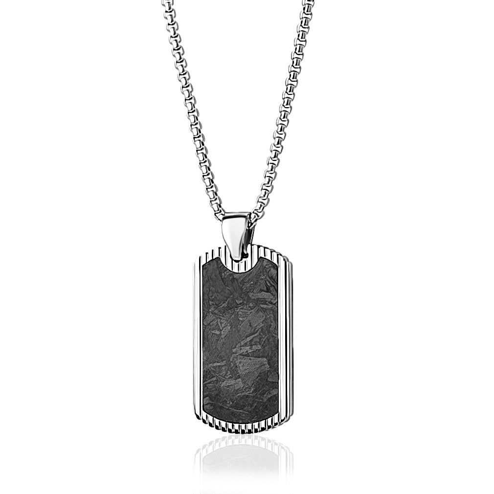 Italgem Steel 22" Carbon Fibre Dog Tag.
