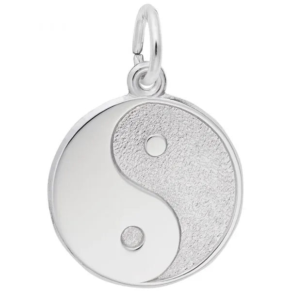 Rembrandt Sterling Silver Yin Yang Charm.