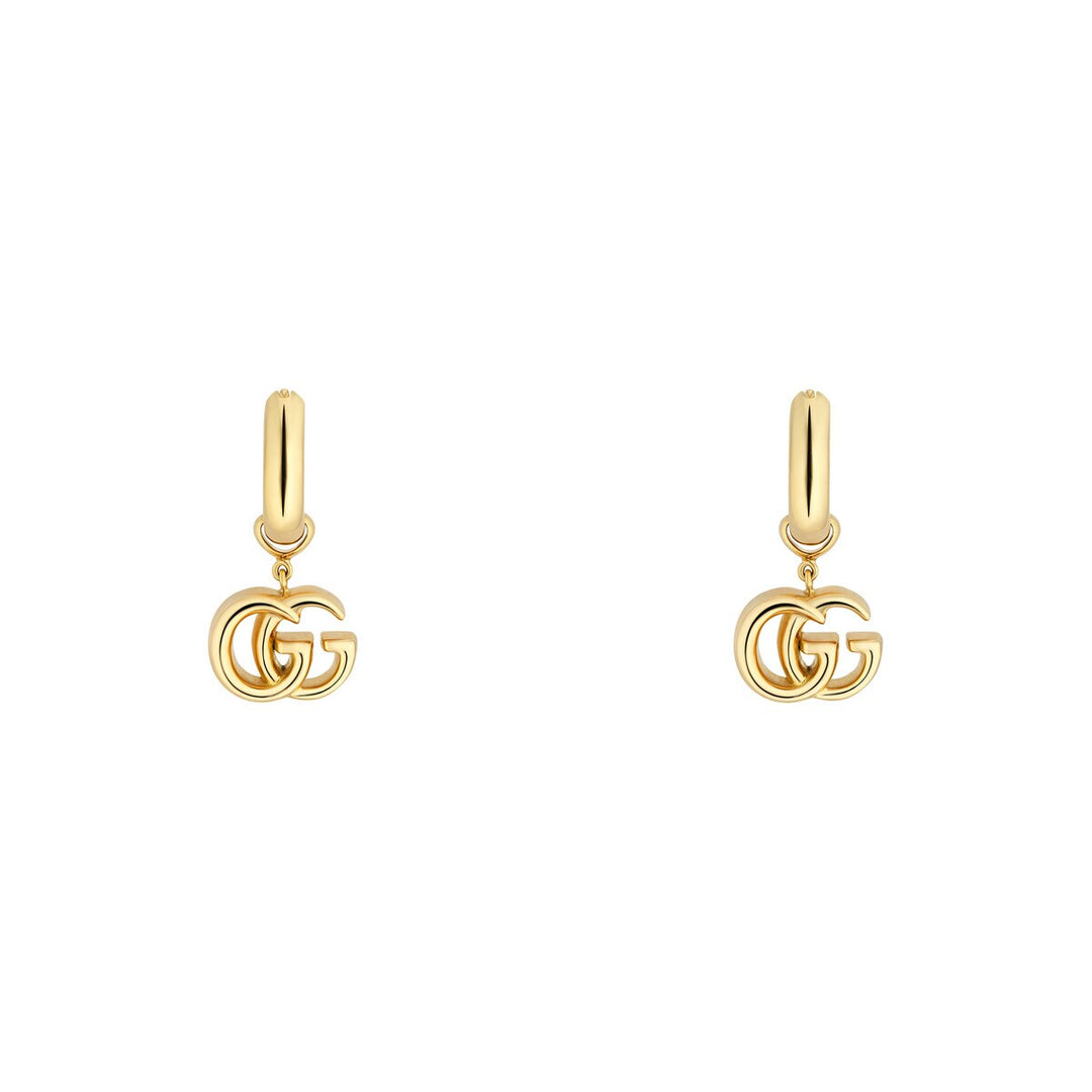 Gucci GG Running yellow gold earrings