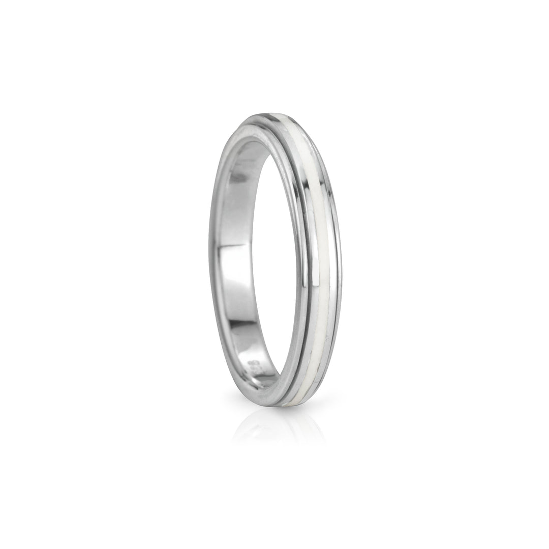 Virtue Meditation Ring. Sterling Silver. Size 7.