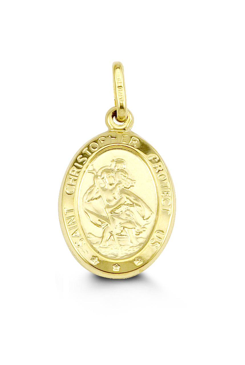 Bella 'Noah' 10KT Yellow Gold St. Christopher