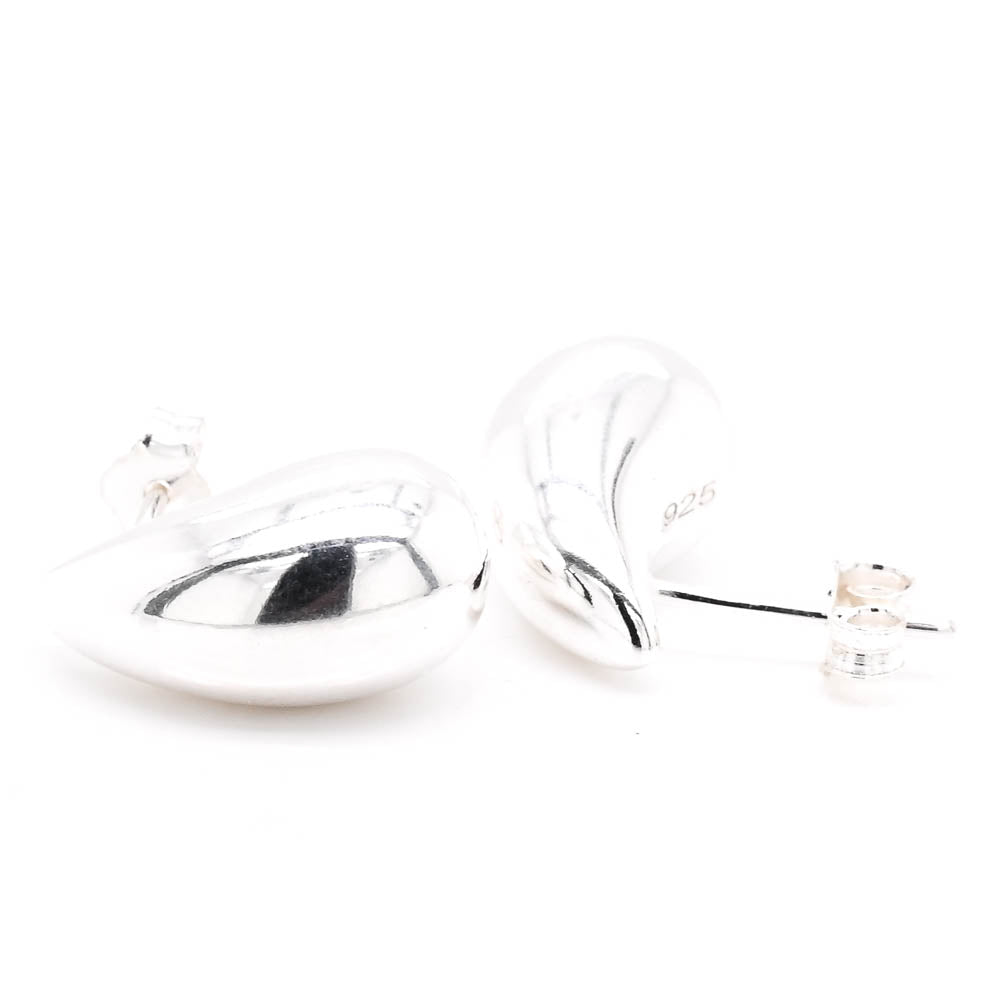 Sterling Silver Teardrop Stud Earrings