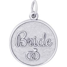 Rembrandt Sterling Silver Bride Charm.