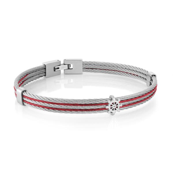 Italgem Steel 8" Cable Bracelet.