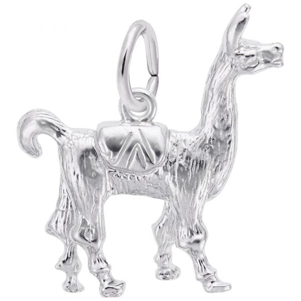 Rembrandt Sterling silver Llama Charm.