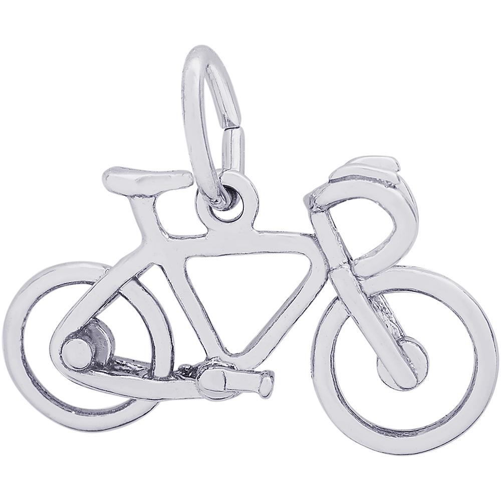 Rembrandt Sterling Silver Bicycle Charm.