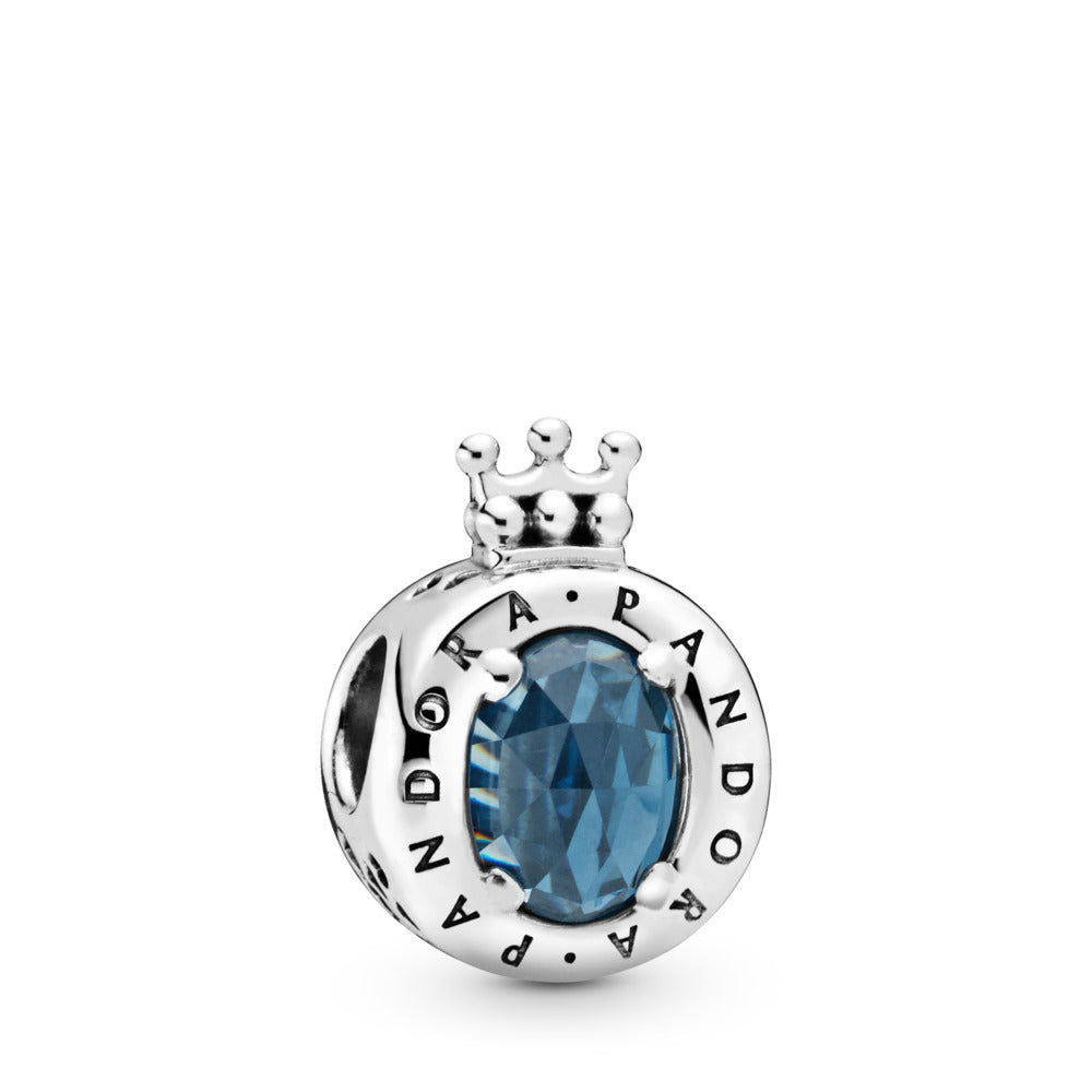 Sparkling Crown O, Blue Crystals