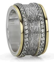 Grace Meditation Ring. Sterling Silver, 9KT Yellow Gold, and C.Z. Size 7.
