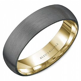 Bleu Royale 14KT Yellow Gold & Tantalum Wedding Band.