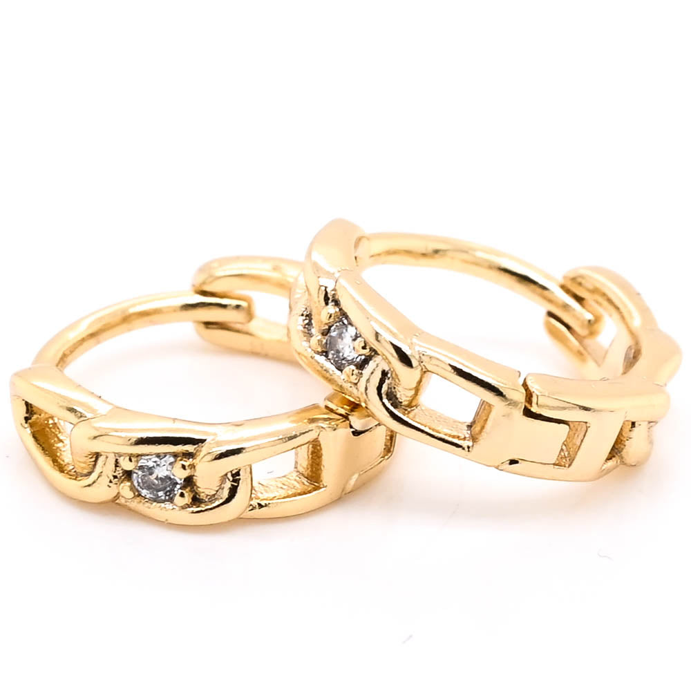 Sterling Silver 10.5mm Huggie Earrings.