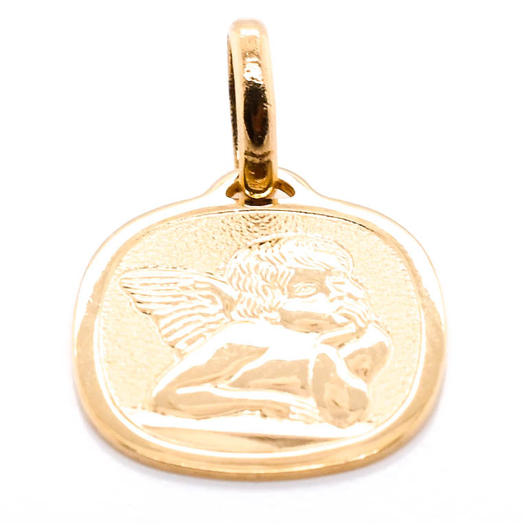 10KT Yellow Gold Angel Pendant