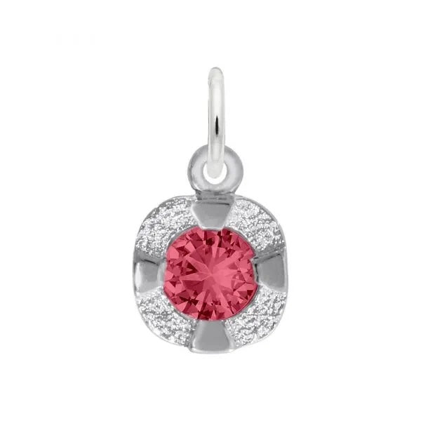 Rembrandt Sterling Silver Petite birthstone July.