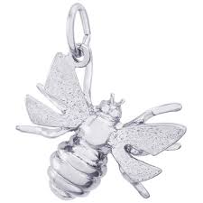 Rembrandt Sterling Silver Bumblebee Charm.
